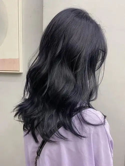 灰色系——深灰蓝的时尚秀发✨