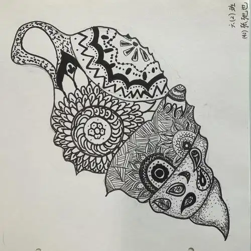 留给母校的一幅画——云南师大附小 金牛校区 六年级优秀美术作业