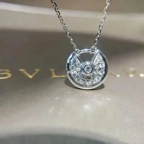 卡地亚护身符满钻项链卡地亚项链