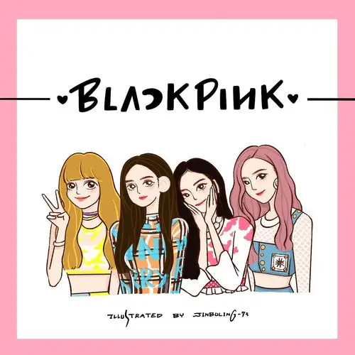 【blackpink】人物插画/小海报