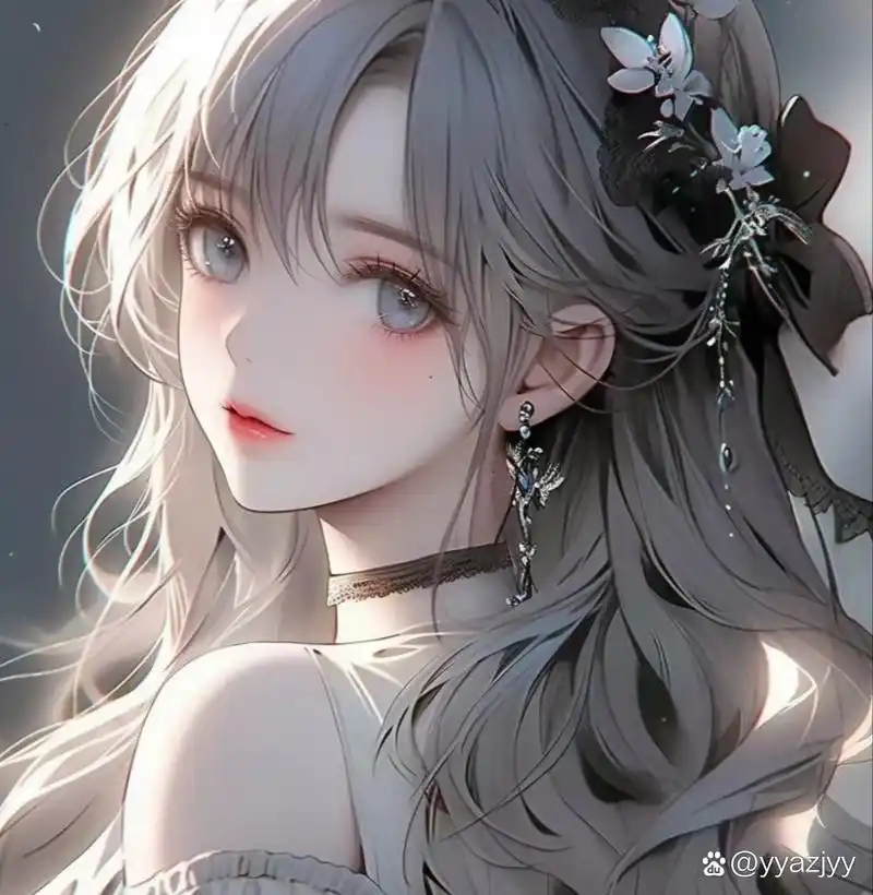 qq头像: 气质动漫美女qq头像来一波儿~喜欢长发的小仙女们,这组头像