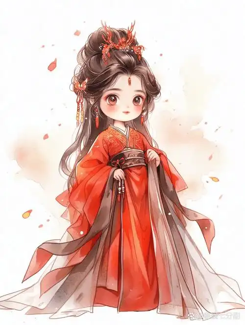 可爱女生头像# #动漫壁纸# #立绘# #q版人物# #古风壁纸# #汉服#抖