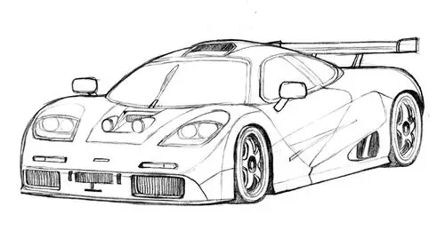 最爱题材之一——手绘汽车|插画|创作习作|矩阵gtr - 原创作品 - 站酷