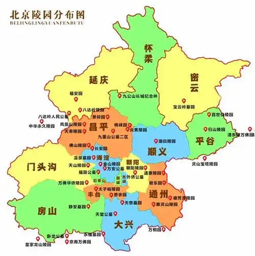 北京市各区公墓陵园分布位置大全