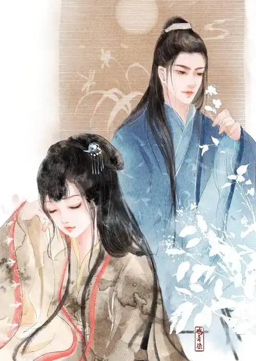 高清古风情侣图集52张超恩爱甜蜜的古风图片