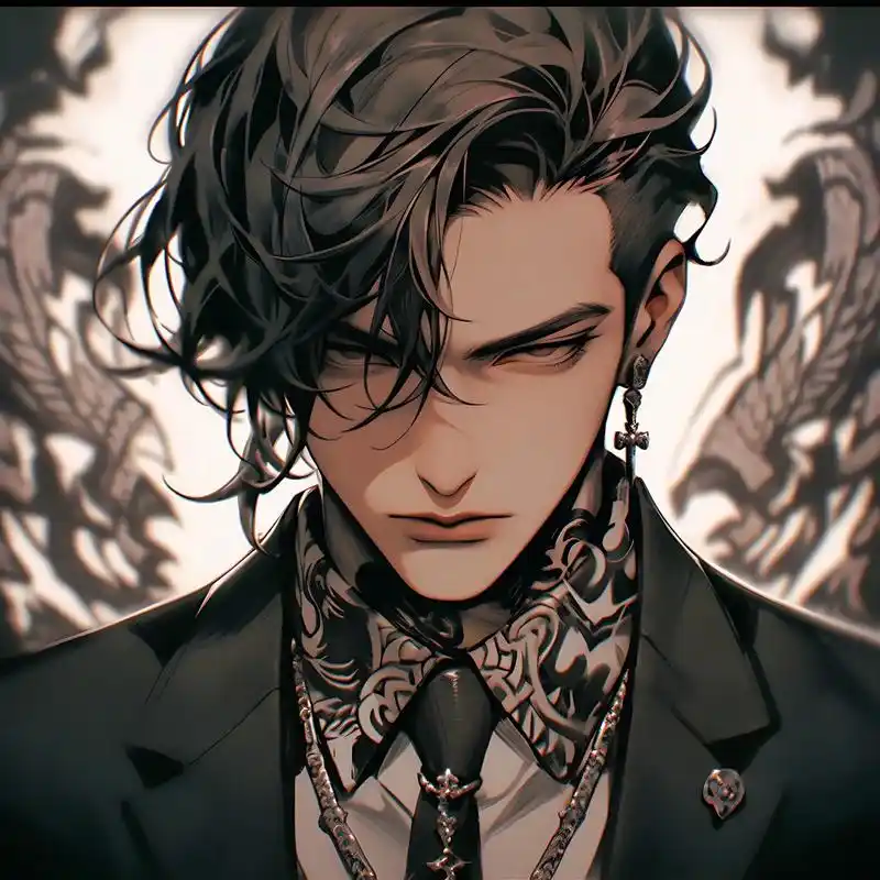 恶魔纹身.限定2.0#动漫男头 #值得你长期不换的头像 #旧 - 抖音