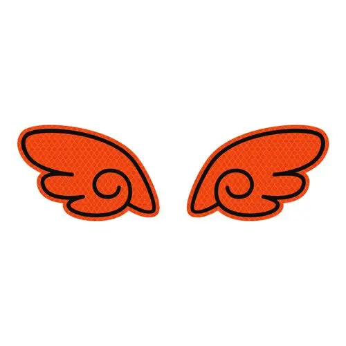 3m创意个性车贴小天使机盖贴警示标识翅膀夜间装饰搞笑卡通防撞贴