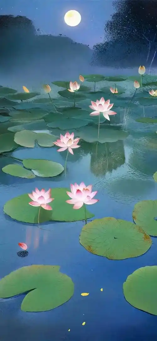 【荷塘月色】祝您不断前行,绽放光彩!