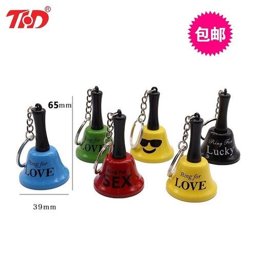 铃儿童玩具人气碰钟课铃铜铃铛手摇铃铛上下课铃手摇小课铃铛包邮