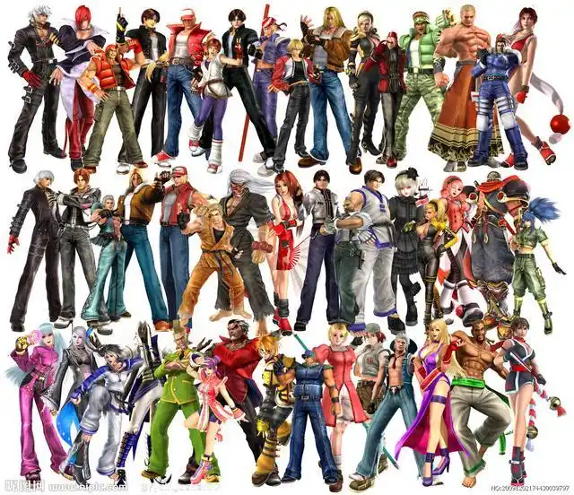 神评论|拳皇游戏目前最大,人物最全的是哪个?