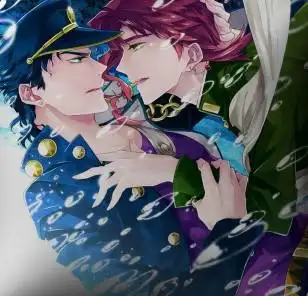 谁有这张承太郎和花京院的高清原图