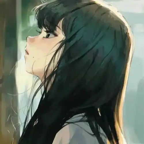 动漫头像星星睡了月亮睡了