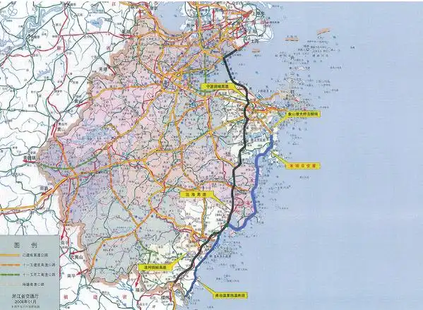 浙江沿海高速公路浙江沿海高速公路,又称甬台温高速公路复线.
