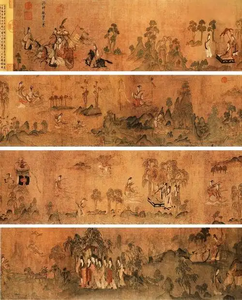 东晋 顾恺之 洛神赋图 宋摹本 北京故宫甲本(局部)