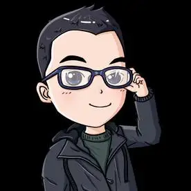 漫画头像眼镜男生图片