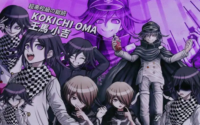 【弹丸论破v3】整理了一些王马小吉立绘素材(内含凡吉和旧设吉)