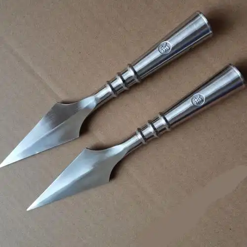 人气高端红樱枪头不锈钢传统红缨枪头矛头大中小号扎优惠直销武术枪头