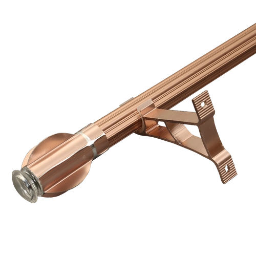 56n加厚罗马杆窗帘杆轨道窗帘配件打孔单杆双杆铝合金杆客厅卧室