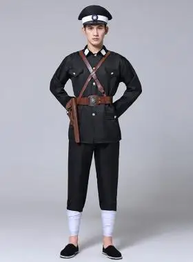 民国巡捕房二狗子伪军军官士兵服
