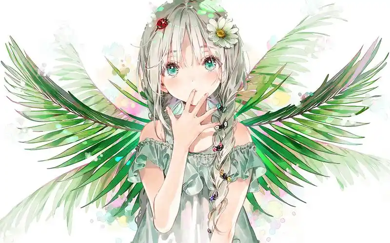 治愈系萌萌哒动漫美女桌面壁纸