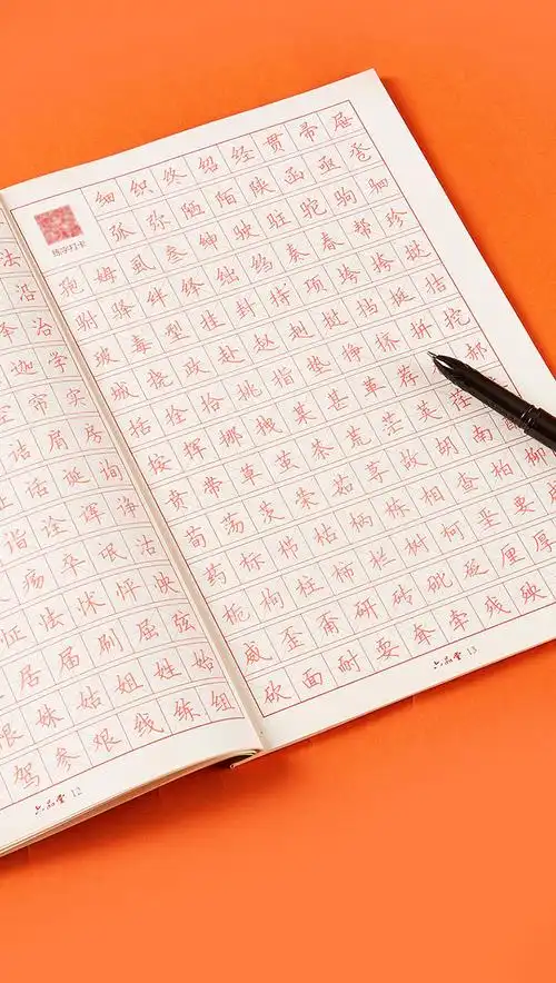 字帖临摹练字本硬笔楷书书法钢笔字帖正楷入门练字帖5000常用字基础