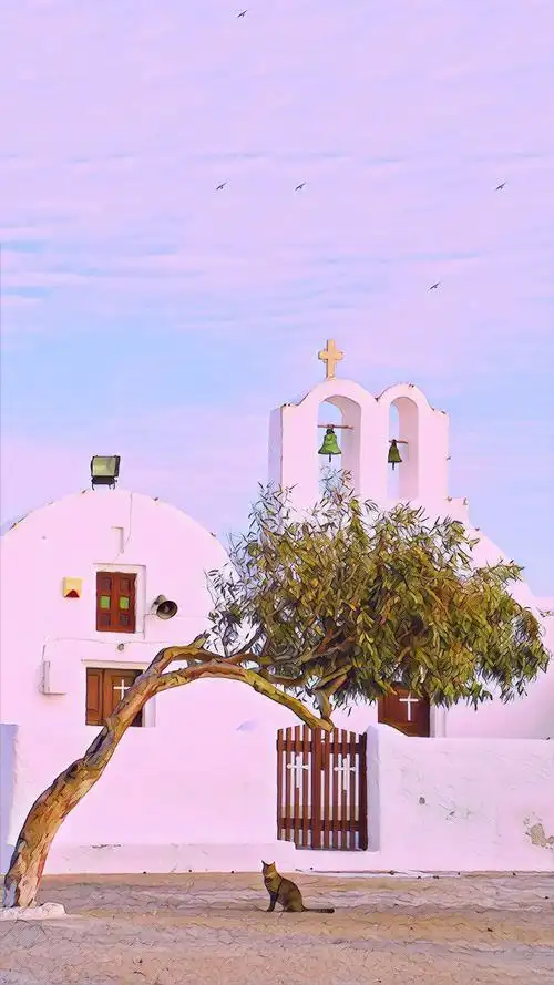 粉色系少女心风景唯美高清手机壁纸