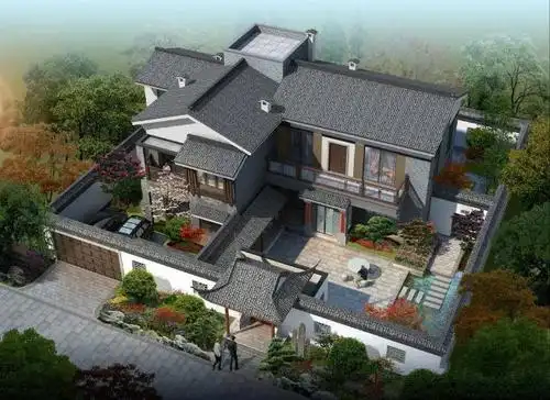 别墅设计-乡村房子设计图-农村自建房设计图-轩鼎房屋图纸网