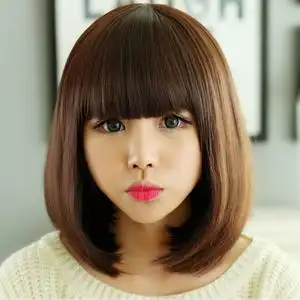 假发女短发bobo波波帅气质齐刘海逼真蓬松沙宣韩国学生短直发型