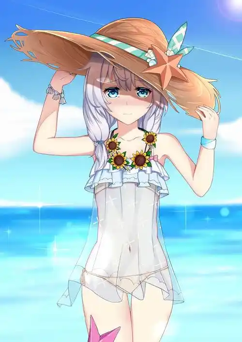 德丽莎泳装|三生的崩坏3插画图片