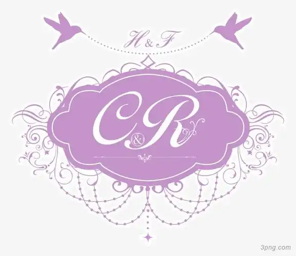 婚礼logopng素材透明免抠图片-装饰效果