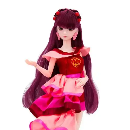 夜萝莉叶罗丽娃娃29cm小灵仙子齐娜精灵女孩玩具娃娃