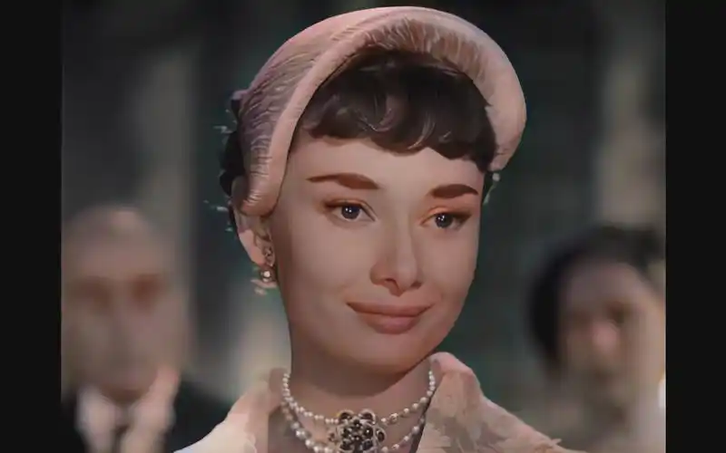 罗马假日最后无奈的离别片段4k彩色