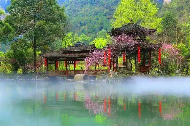 流水恋桃花重庆桃花源酉阳了解一下