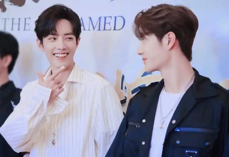 博君一笑王一博肖战结婚照我都p出来了了希望哥哥弟弟友谊长存