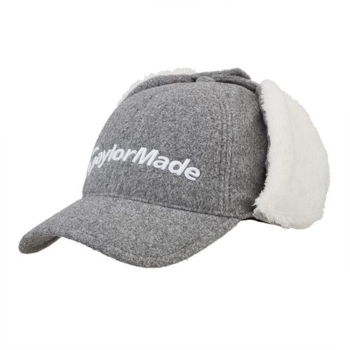 taylormade泰勒梅高尔夫球男士秋冬保暖护耳防风鸭舌帽可调高尔夫球帽