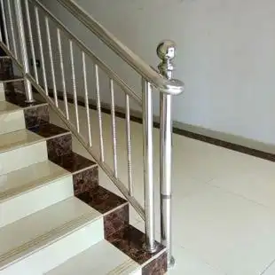 10元/套不锈钢楼梯立柱玻璃栏杆扶手室内外工程围栏阳台别墅商场护栏