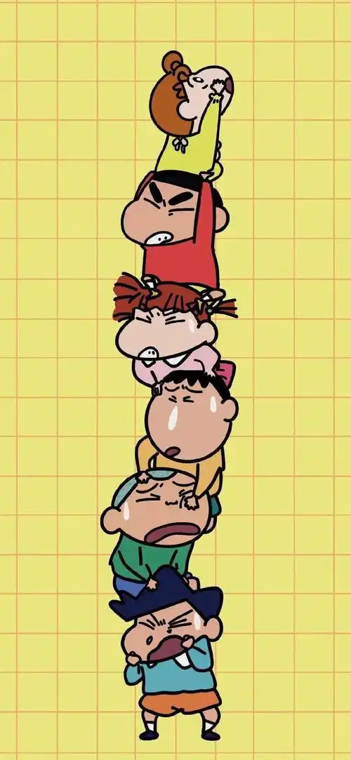 壁纸萌哒哒蜡笔小新来喽