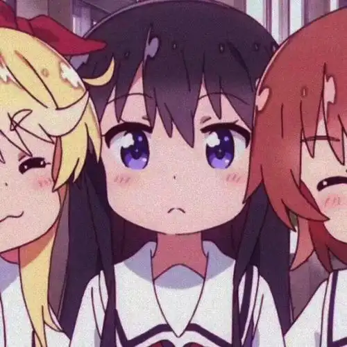 动漫头像 动漫闺蜜头像 动漫女头 三人