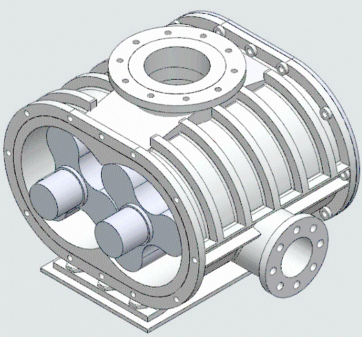 多级离心鼓风机的结构分析