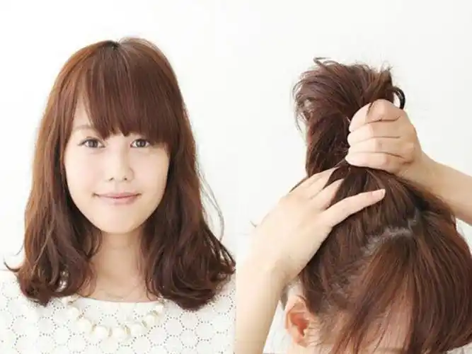 这里有十分甜美减龄发型扎法分享给你,学会扎这款头发的你一定更显