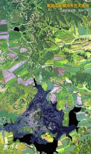 地绵万里尽春耕,卫星视角下的美丽田野