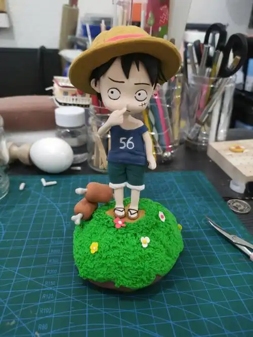 海贼王  #路飞  #超轻黏土手工  #海贼王路飞  #一起追过的海怎王