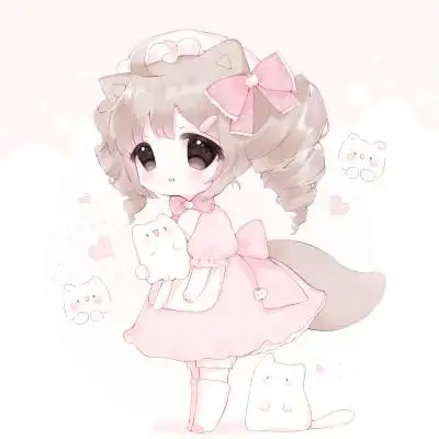 漫画小女孩图片可爱呆萌头像