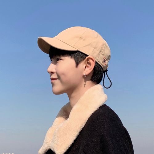 短檐鸭舌帽男潮新款帽子男生潮流韩版帅气春秋小头棒球帽男士潮牌