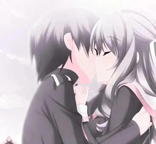 情侣头像有亲亲的卡通图片 卡通头像图片大全 -【爱个性】