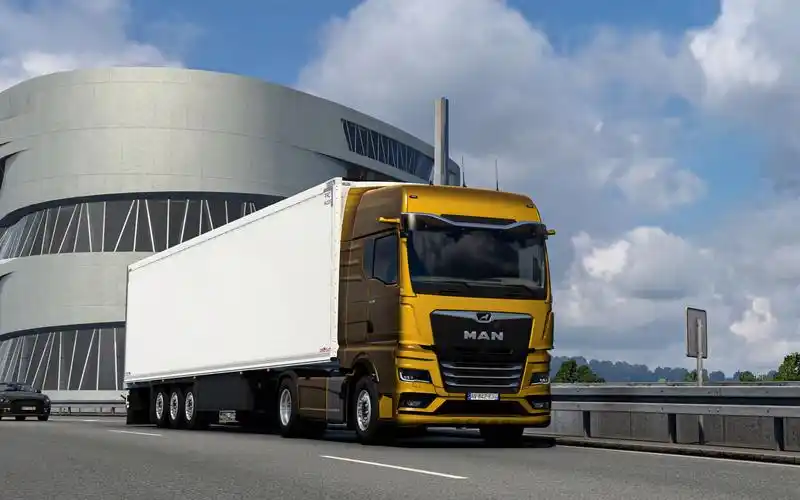 【欧洲卡车模拟2】新车试驾:驾驶新款曼恩tgx 将一车干酪从慕尼黑运到
