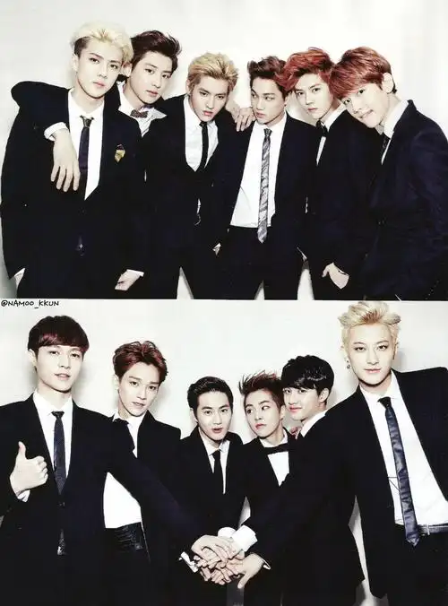 exo gq杂志(12人图,慎入)