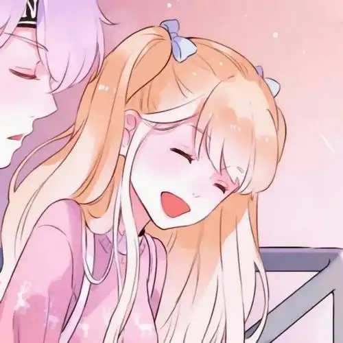 唯美小清新情侣头像与你相爱时我清白又勇敢