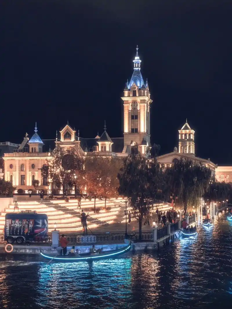 大连|东方威尼斯水城78这夜景也太能打了吧 99东方水城 	 91