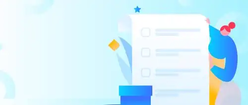 邀请好友进行问卷调查扁平矢量概念运营插画